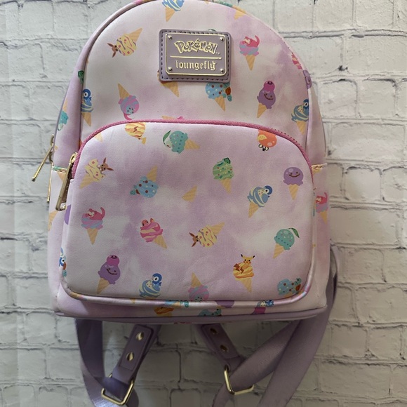 Loungefly Handbags - NWOT - Loungefly Pokémon Ice Cream Mini Backpack - Lavender - Rare